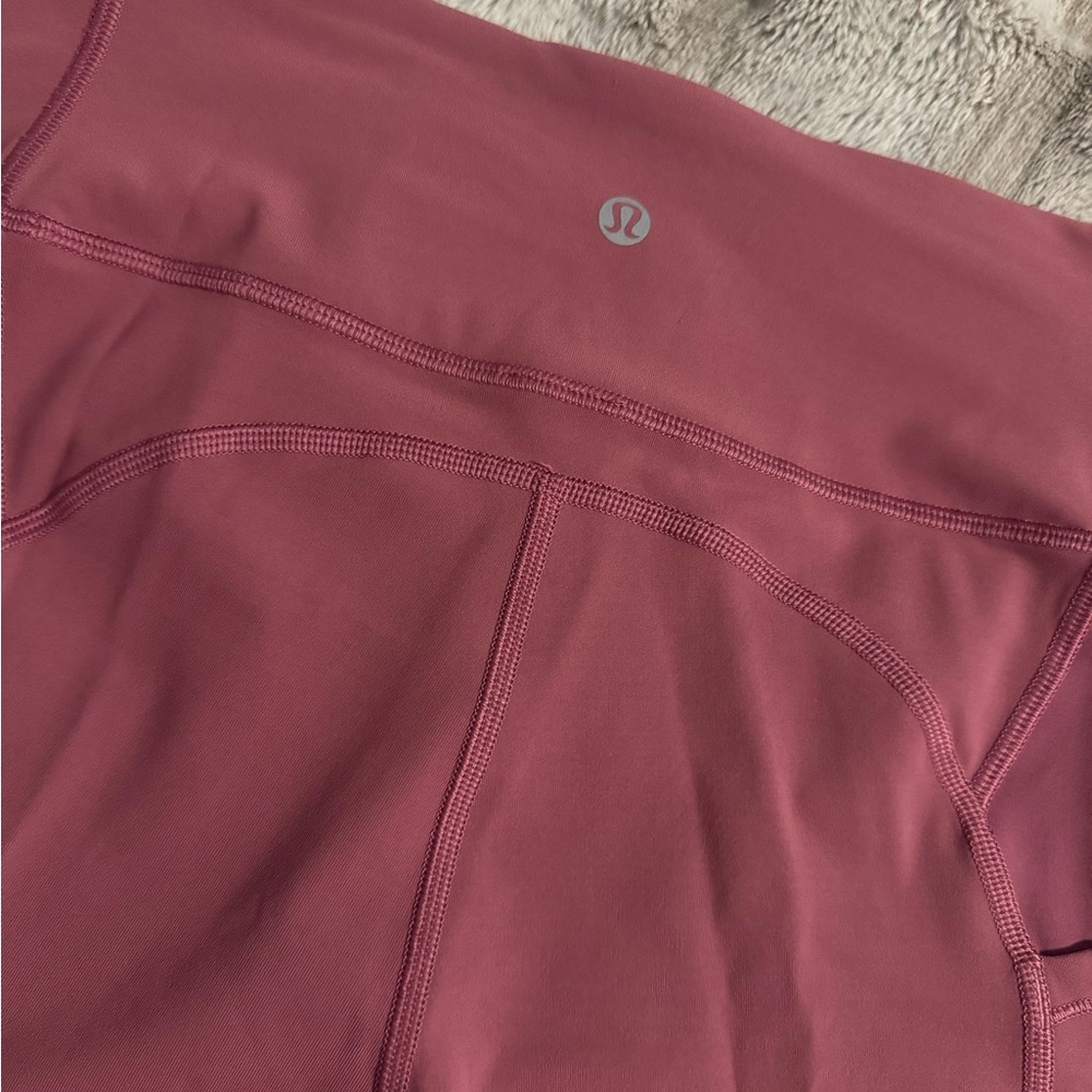 Lululemon All The Right Places Crop II 23" Women's Mid Rise Moss Rose size 10